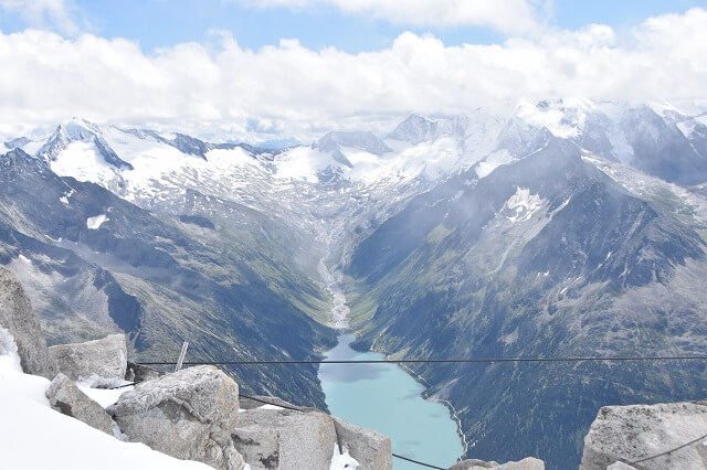 Schlegeis Stausee - Hintertuxer gletsjer