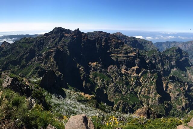 Uitzicht op Pico de Arieiro - Madeira bezienswaardigheden