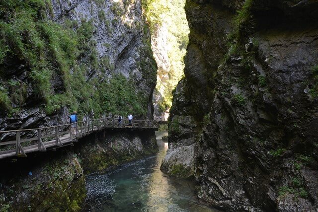 Wandelen in Slovenië - Vintgar kloof