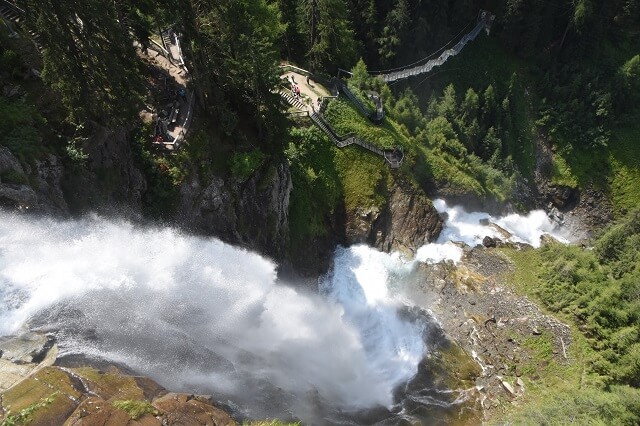 Stuibenfall Umhausen - Hoogste waterval van Tirol